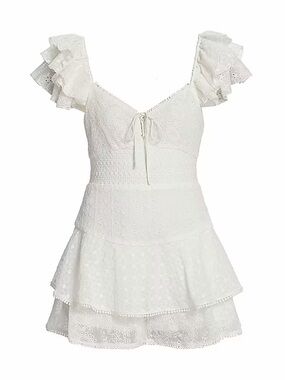 Alice + Olivia Hartford Bustier Romper